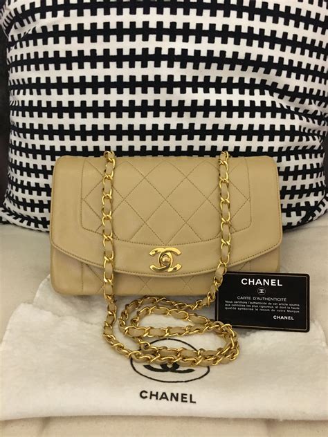 chanel diana beige|chanel camera bag.